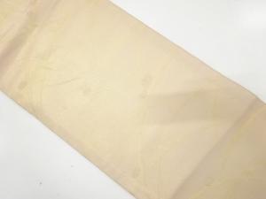 紗　金通し　露芝模様織り出し　名古屋帯